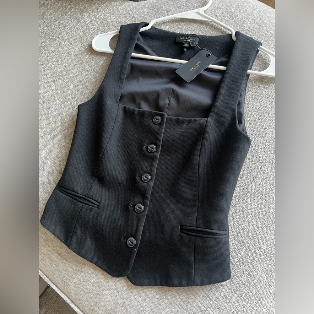 Rag & Bone square neck vest